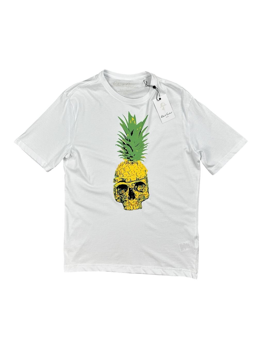 Robert Graham Skull Island Tee White NWT — Size Small